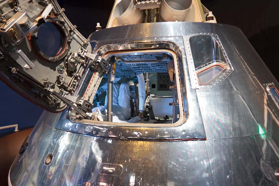 One of the Apollo Command Modules