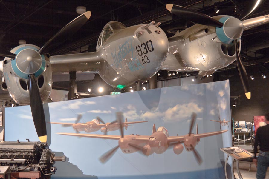 A P-38 Lightning (much like John Allen's)